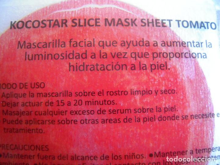 Nuevo: Mascarilla Slice Mask Sheet de tomate de Kocostar - Foto 4