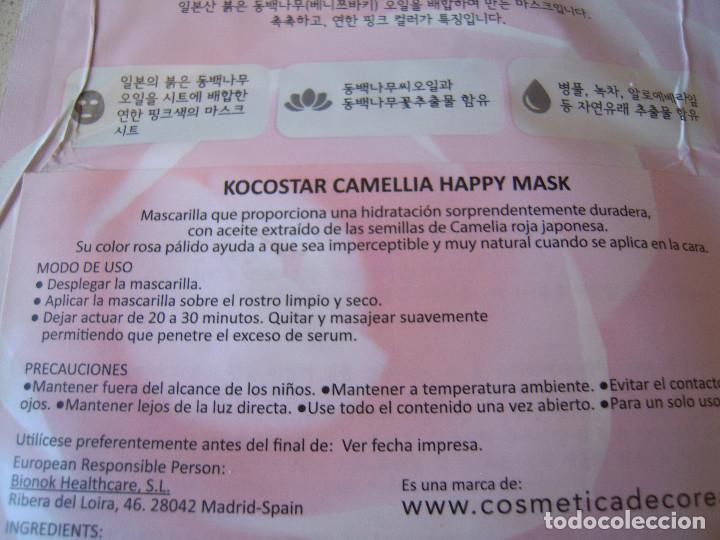 Nuevo: Mascarilla de camelia Happy Mask de Kocostar - Foto 4