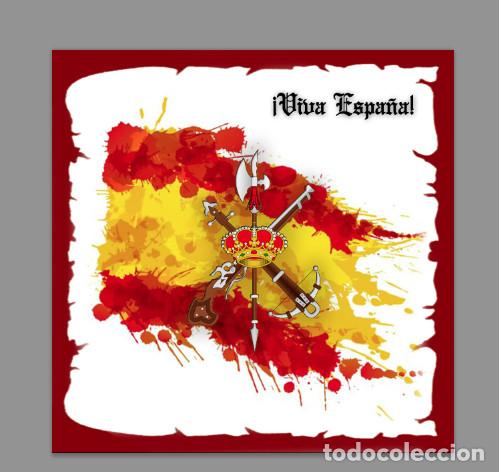 Nuevo: Azulejo 15x15 con Emblema de la Legi&oacute;n y Viva Espa&ntilde;a