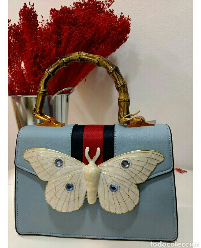 Espectacular bolso de mano inspiración gucci úl - Vendido en Venta Directa  - 118599095