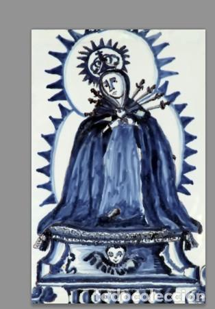 Nuevo: Azulejo 40x25 de la Virgen en su Soledad - Foto 1