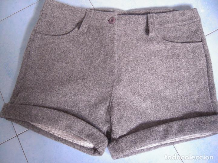 Nuevo: Pantal&oacute;n corto gris de invierno - Foto 1