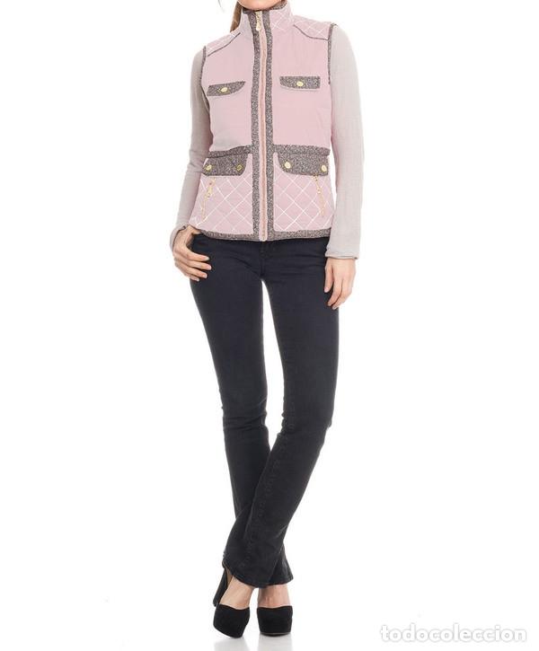 Nuevo: Chaleco acolchado rosa talla 40 - Foto 2