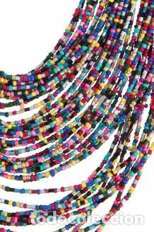 Nuevo: Collar plastr&oacute;n multicolor cuentas peque&ntilde;as - Foto 2