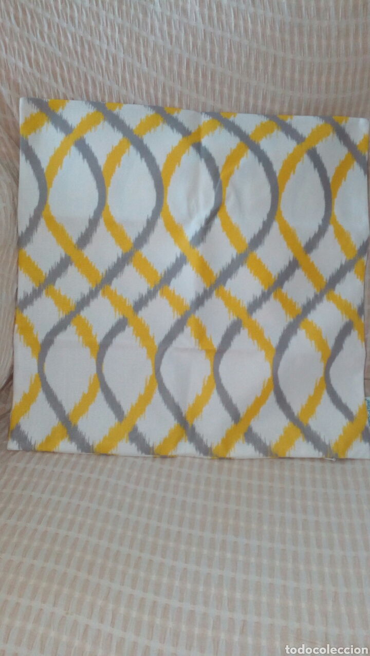 Nuevo: Dos fundas para cojin de lino y algodon 45x45. - Foto 1