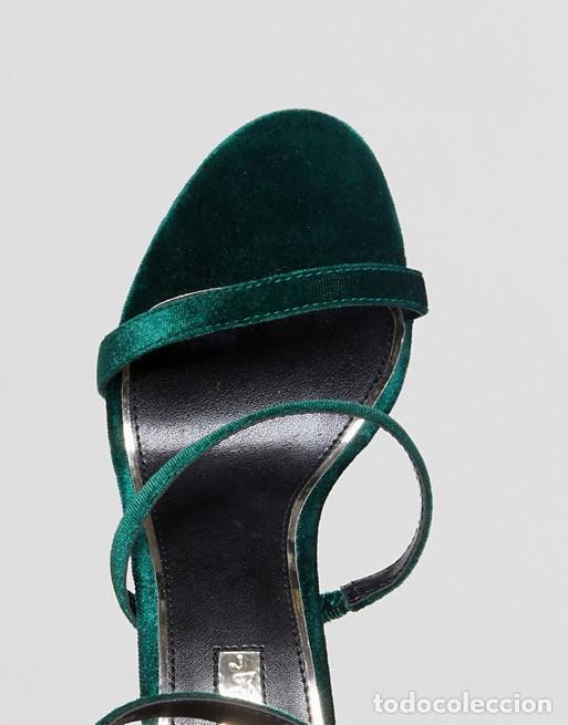 sandalias en terciopelo verde talla 40 - Comprar Artículos nuevos en  todocoleccion - 131922386