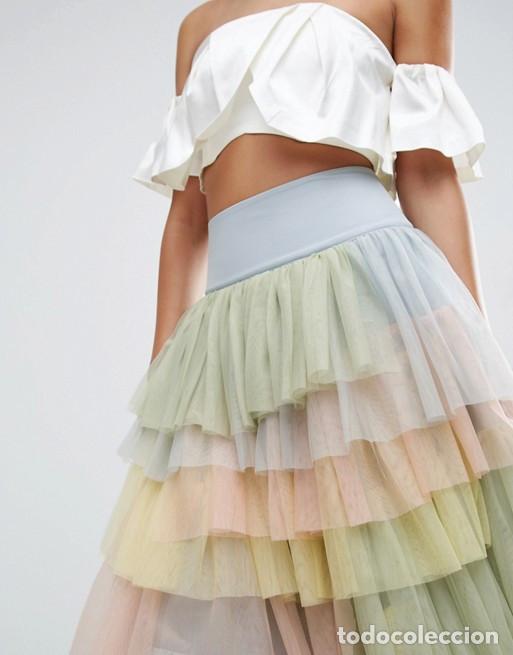 Nuevo: Falda de tul multicolor talla 34 - Foto 3