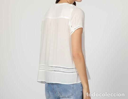 Nuevo: Blusa plisada blanca talla 40 - Foto 2