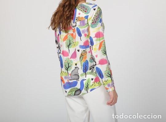 Nuevo: Blusa con estampado multicolor animales talla 40/M - Foto 2