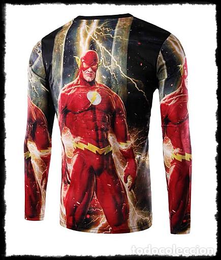 camisetas super heroes. flash en 3 dimensiones. - Compra venta en  todocoleccion