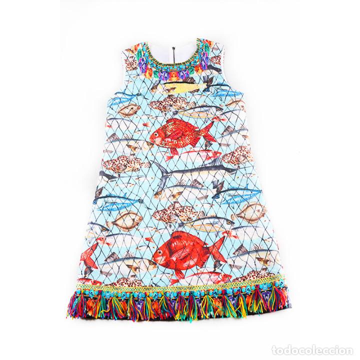 Nuevo: Vestido multicolor peces talla S - Foto 5