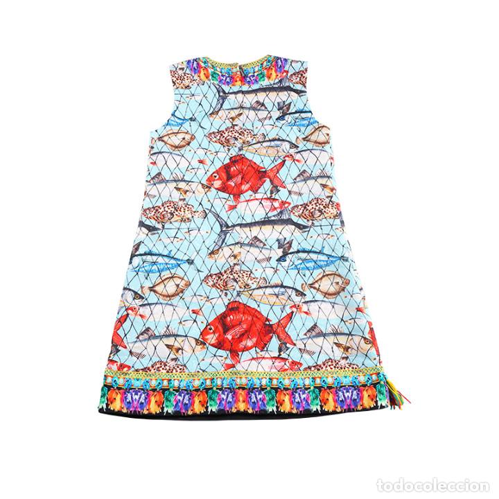 Nuevo: Vestido multicolor peces talla S - Foto 6