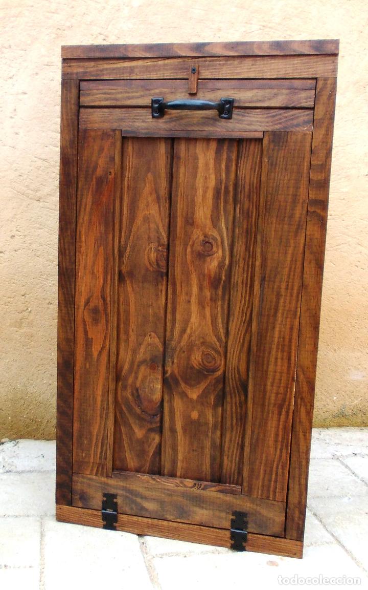 mueble de madera para ocultar el cubo de la bas - Buy New articles on  todocoleccion