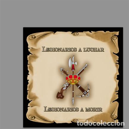 New: Azulejo 20x20 Aqui vive un Legionario mod:pergamino
