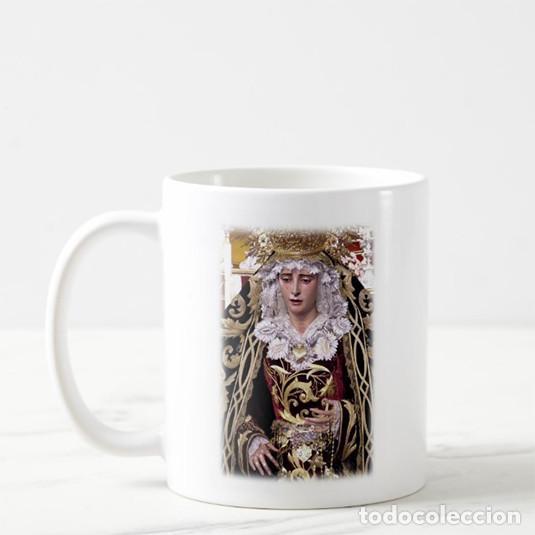 Nuevo: Taza de cer&aacute;mica de la Virgen de los Dolores de la Cofrad&iacute;a del Cerro del &Aacute;guila de Sevilla