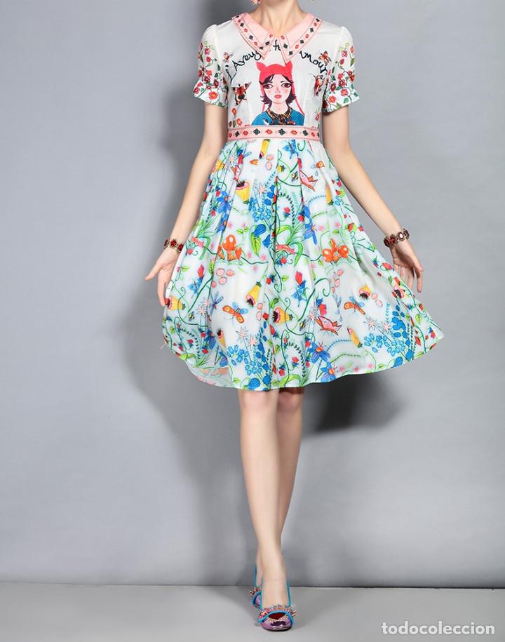 Nuevo: Vestido multicolor efecto dos piezas talla M - Foto 3