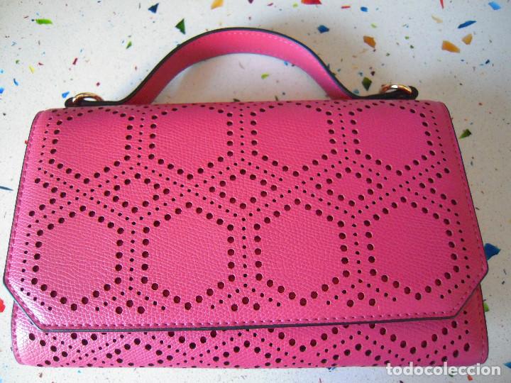 Nuevo: Bolso de mano-cartera rosa - Foto 1