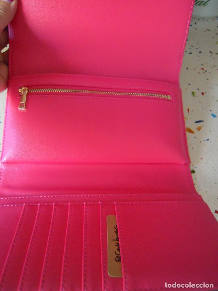 Nuevo: Bolso de mano-cartera rosa - Foto 5
