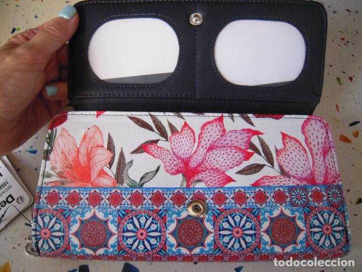 Nuevo: Cartera solapa y cremallera Desigual - Foto 4