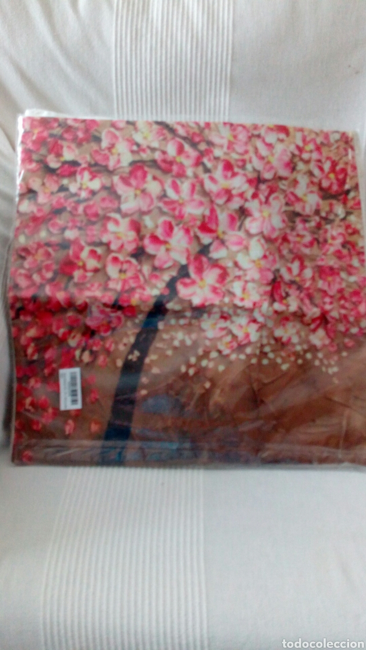 Nuevo: Funda para cojin de lino y algodon 45x45. - Foto 1