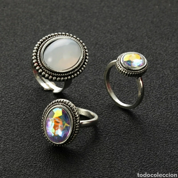 Nuevo: Conjunto 3 anillos ENV&Iacute;O GRATIS!! - Foto 3