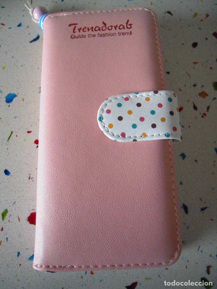 Nuevo: Cartera rosa y topos - Foto 8