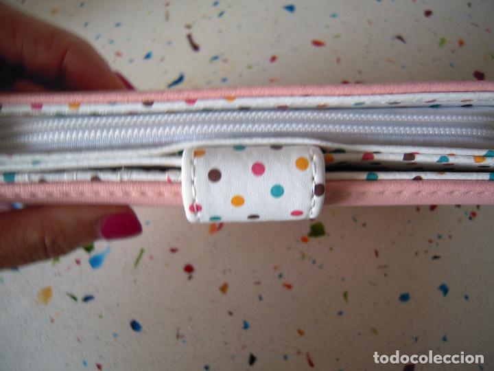 Nuevo: Cartera rosa y topos - Foto 10