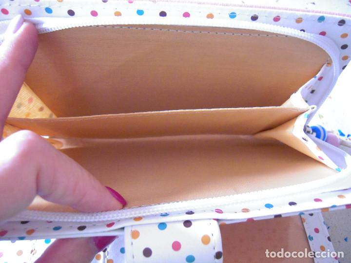 Nuevo: Cartera rosa y topos - Foto 13