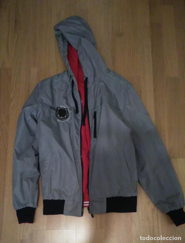 Nuevo: CAZADORA DOBLE, NUEVA A ESTRENAR. GRIS Y ROJA - Foto 1