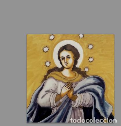 Nuevo: Azulejo 15x15 de la Virgen Inmaculada Concepci&oacute;n - Foto 1
