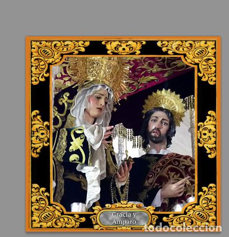 Neu: Azulejo 20x20 de la Virgen de Gracia y Amparo de Sevilla
