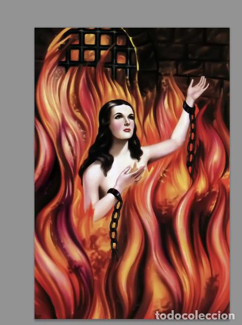 Nuevo: Azulejo 40x25 con &Aacute;nima del purgatorio - Foto 1