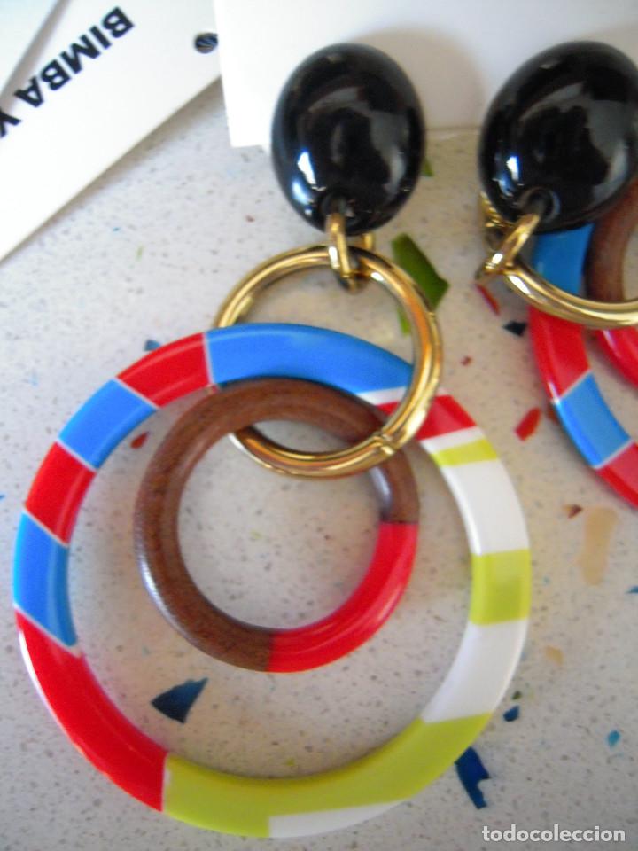 Nuevo: Pendientes aros multicolores Bimba y Lola - Foto 2