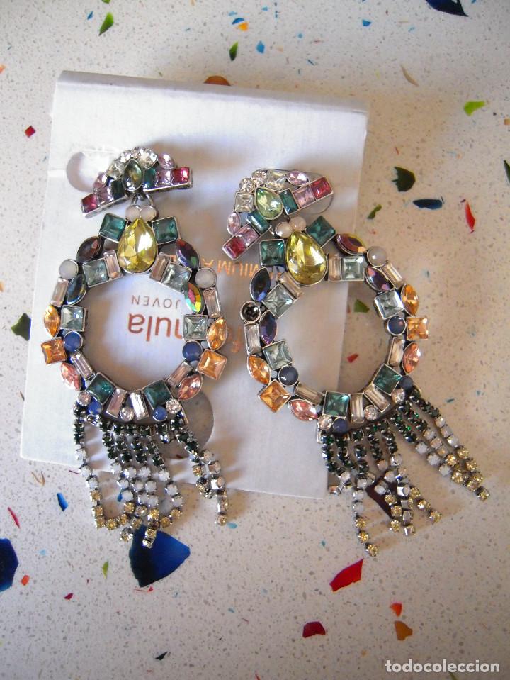 Nuevo: Pendientes cristales multicolores - Foto 1