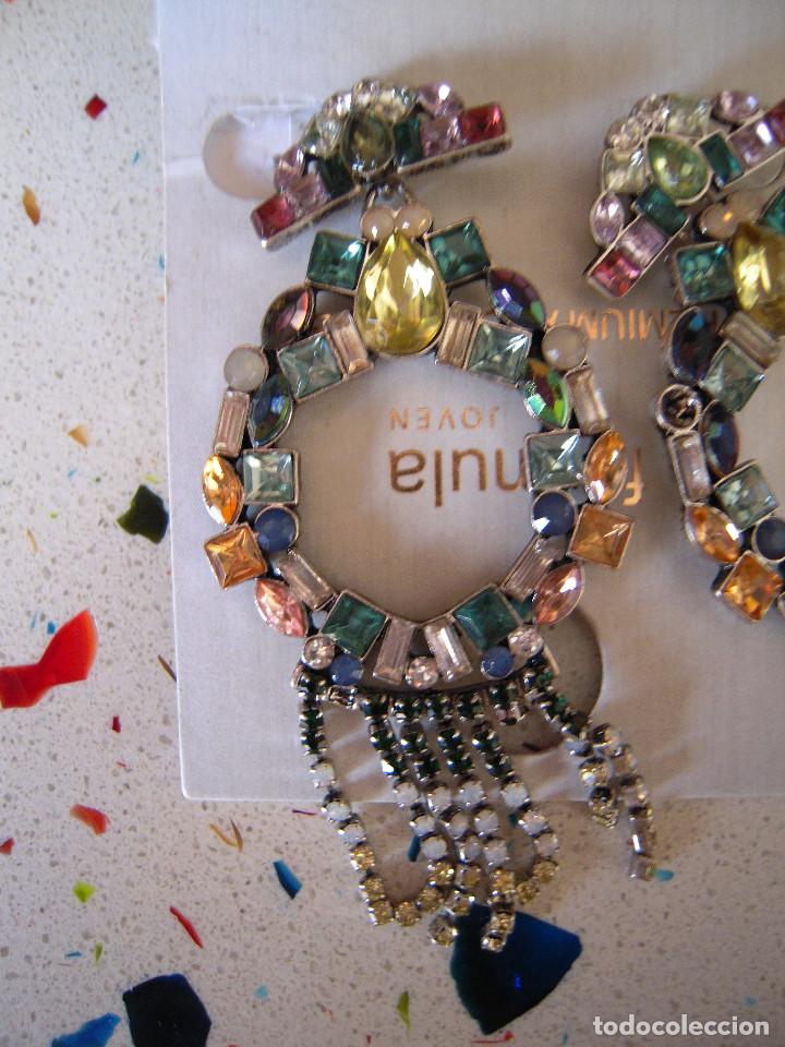 Nuevo: Pendientes cristales multicolores - Foto 2