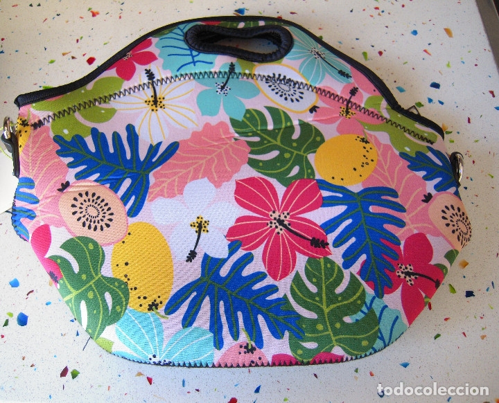 Nuevo: Bolso comida multicolor y negro - Foto 5