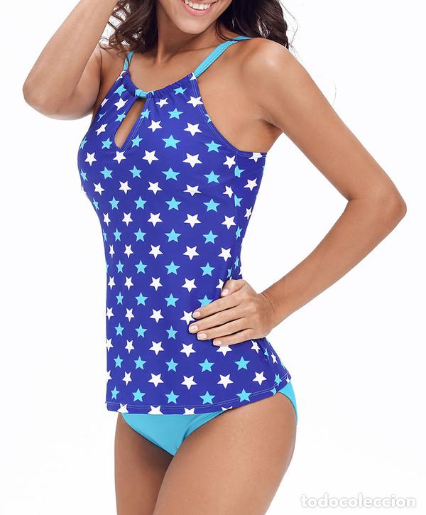 Nuevo: Tanquini azul estrellas talla M/40 - Foto 3
