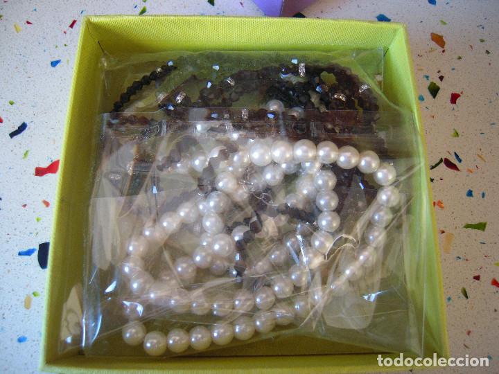 Nuevo: Collar triple tipo perlas y piezas negras - Foto 4
