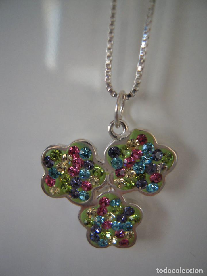 Nuevo: Gargantilla tres flores multicolores - Foto 1