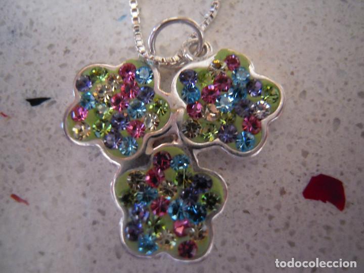 Nuevo: Gargantilla tres flores multicolores - Foto 2