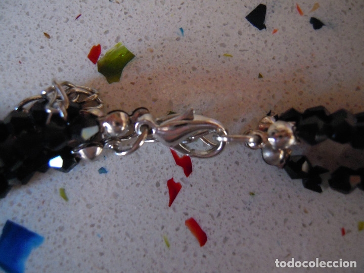 Nuevo: Collar triple tipo perlas y piezas negras - Foto 3