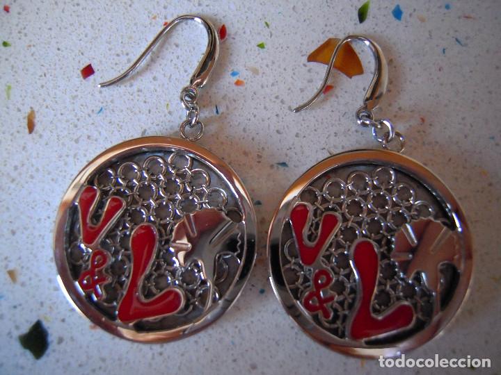 Nuevo: Pendientes acero logo V&L - Foto 1