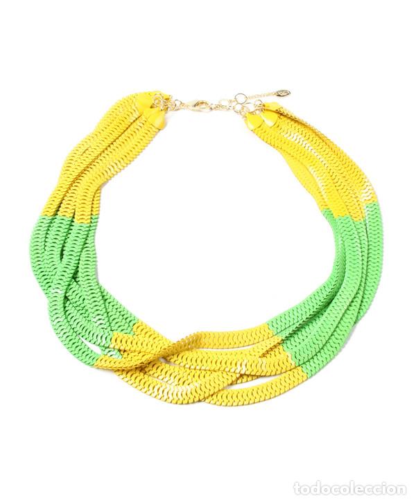 Nuevo: Collar amarillo y verde - Foto 1