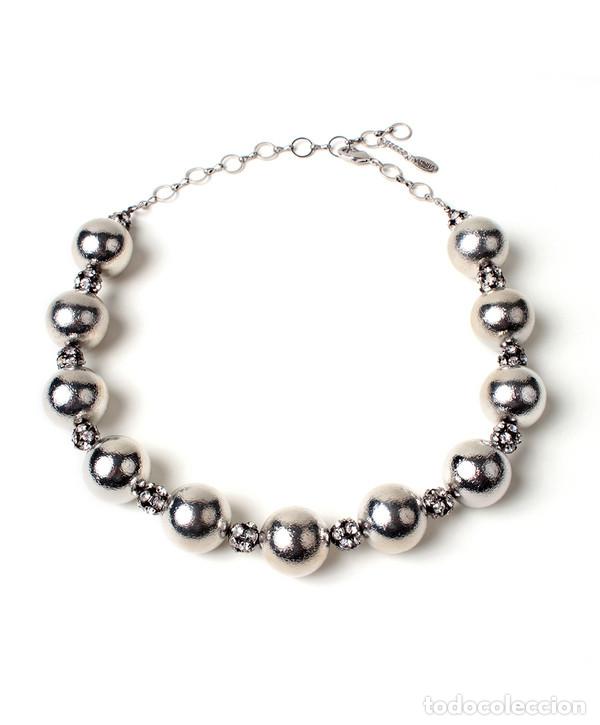 Nuevo: Collar grandes bolas plateadas - Foto 1