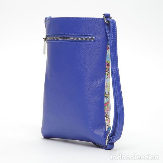 Nuevo: Bandolera azul estampado multicolor - Foto 2