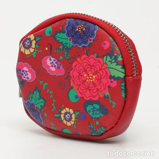 Nuevo: Monedero rojo y flores multicolores - Foto 2