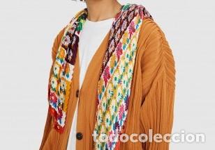 Nuevo: Pa&ntilde;uelo plisado margaritas multicolor - Foto 1
