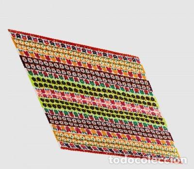 Nuevo: Pa&ntilde;uelo plisado margaritas multicolor - Foto 2