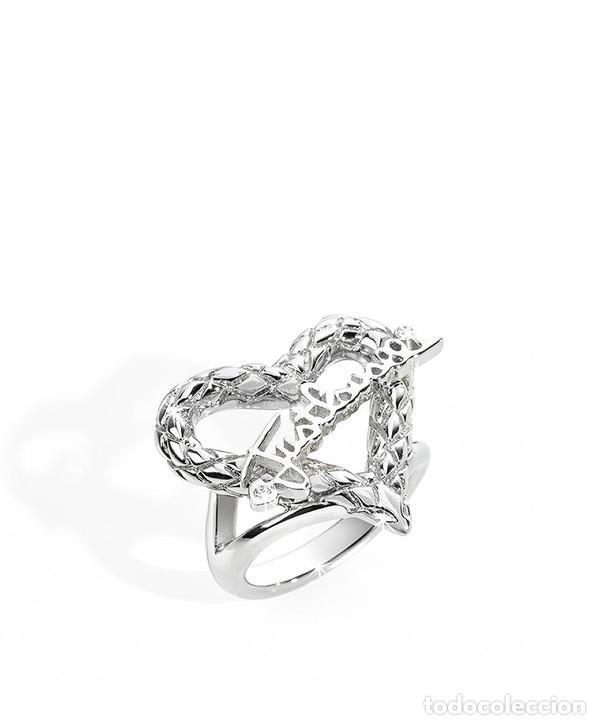 Nuevo: Anillo coraz&oacute;n y marca Just Cavalli talla 14 - Foto 1