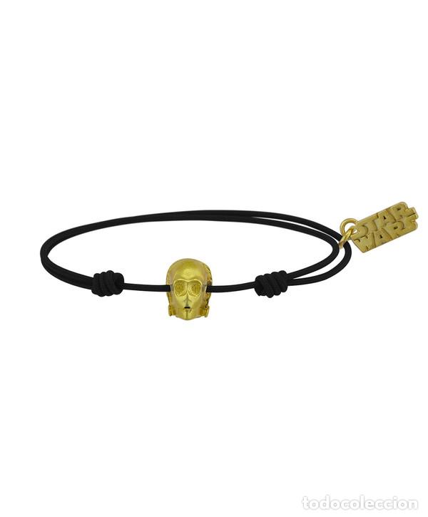 Nuevo: Pulsera nylon negra casco C-3PO - Foto 1